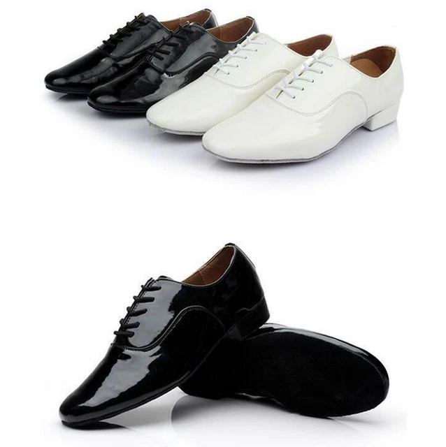 Scarpe da ballo uomo sala da ballo danza latina suola in pelliccia morbida tango jazz scarpe salsa