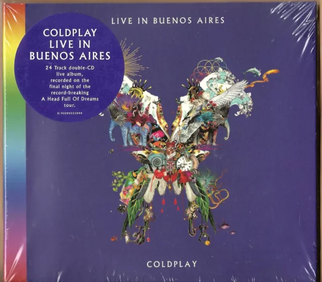 Coldplay - 2 CDs - Live In Buenos Aires - 2018 - Digisleeve - NEUWARE!