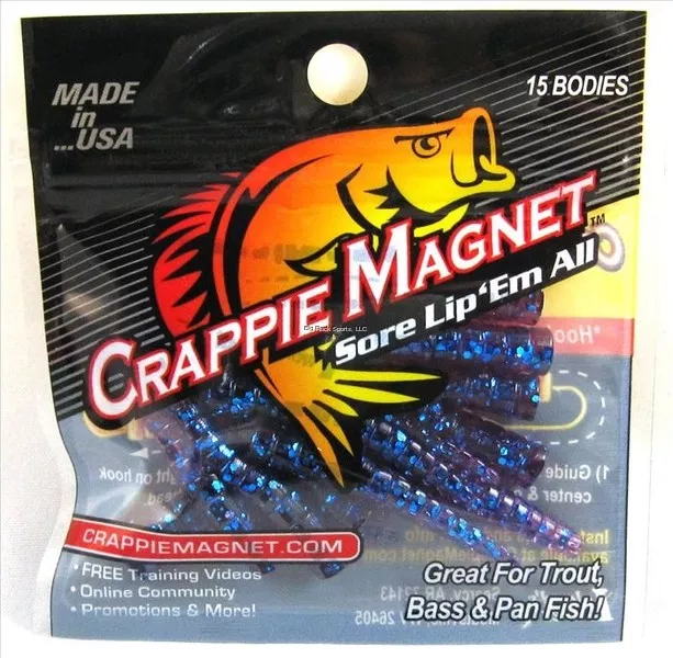 Leland Marigane Magnétique Rigide Appât Souple Plastique Pêche Leurre Bleu 87231