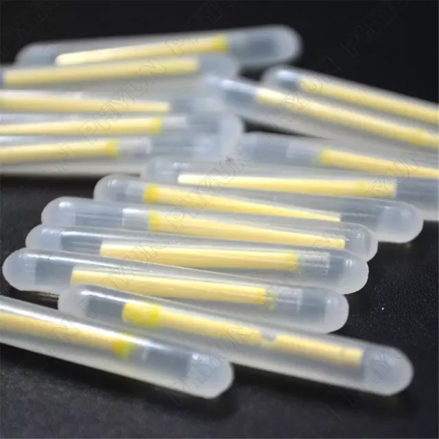 100 Pcs 1.5" Mini Glow Sticks Fishing Light Lightsticks