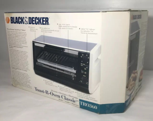 Black & Decker Countertop Toast-R-Oven TRO490B 4 Slice Broiler BAKE BROIL  TOAST