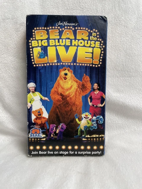 BEAR IN THE Big Blue House Live VHS Jim Henson 2003 vidéo spectacle ...