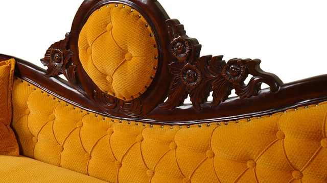 Masterpiece Palace Button Tufted Sofa couch louis style Chesterfield 80182e 3