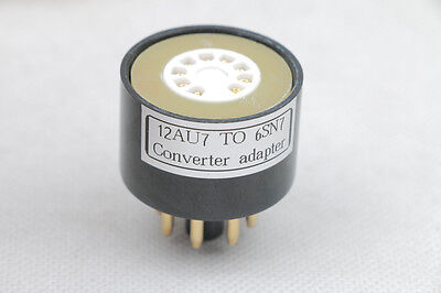 2pc Gold plated 12AU7 12AX7 to 6SL7 6SN7 tube converter adapter