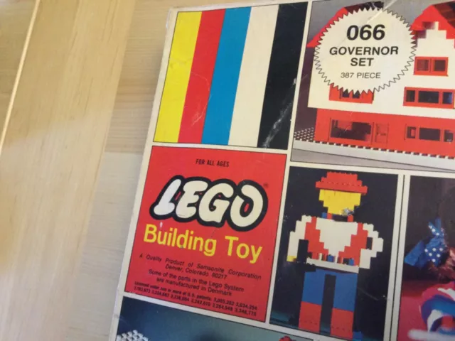 2x Lego set 205 with box and internal tray - Samsonite