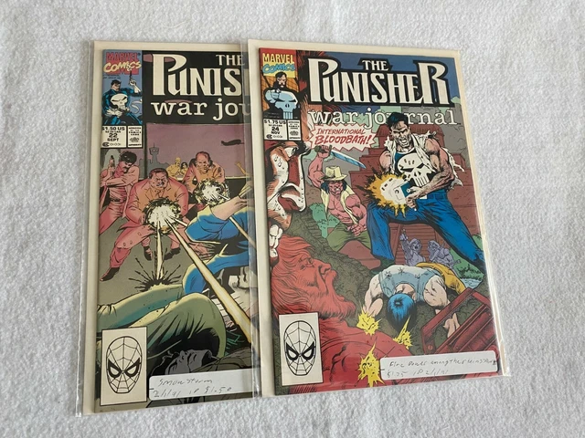 Lot 177 - Punisher War Journal #22 & #24 1989 - Marvel Comics - Nm/M
