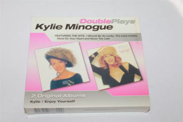 Kylie Minogue Double Plays 2 Original Albums Kylie / Enjoy Yourself CD Boxset