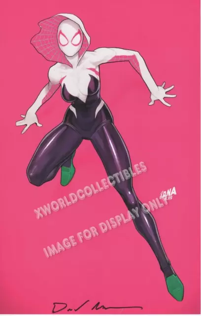 SPIDER-GWEN ART PRINT~ signed by DAVID NAKAYAMA SDCC 2023 11x17