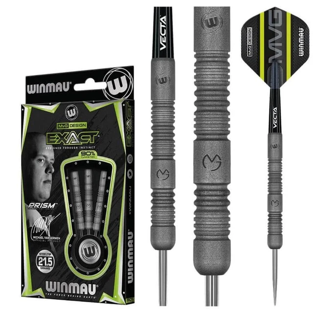 Winmau Michael van Gerwen MvG Exact 90% Tungsten Steel Tip Darts