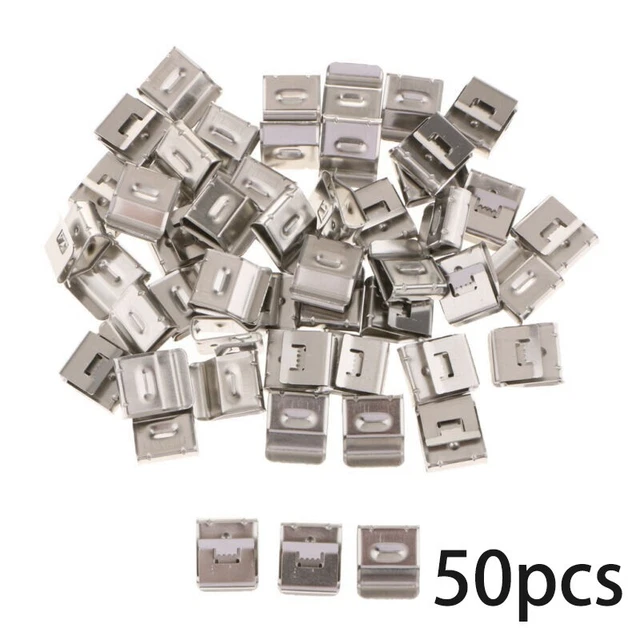 Chiusura Clip Gestione Accessori 50pcs PV Solare Montaggio Conveniente