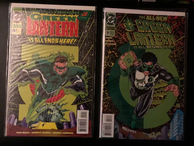 Green Lantern #50-#51 1st App Kyle Rayner (DC Comics, May 1994) VF+