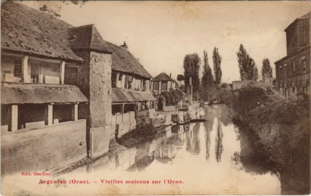 CPA ARGENFAN Viellies maisons sur L'Orne (150997)