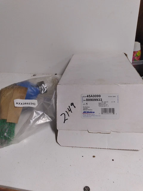 ACDelco 45A0099 Professional Outer Steering Tie Rod End 88909933