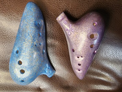 Hamlett Ocarina Alto F And G Set. Rare Discontinued, Excellent Condition