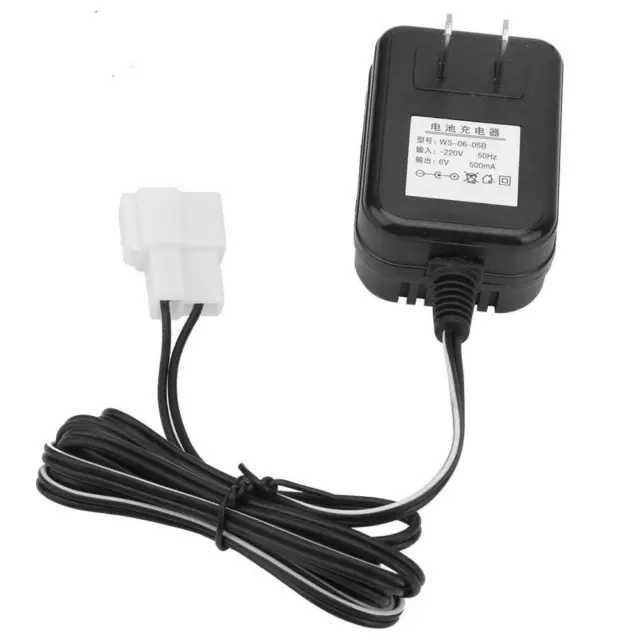 6V 500mA Chargeur Mural AC Adaptateur Chargeur de Batterie pr Jouet Voiture 220V