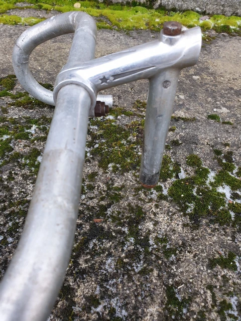 Cintre vélo course ancien 25,- 410 aluminium • EUR 6,16