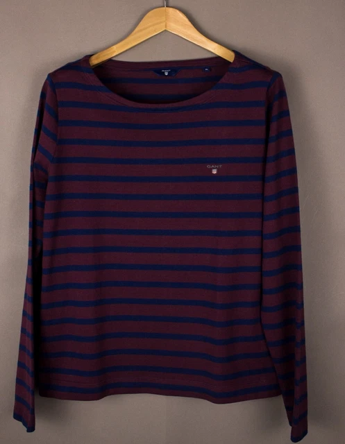 GANT Uomo Casual Henley Felpa Maglione Taglia XL