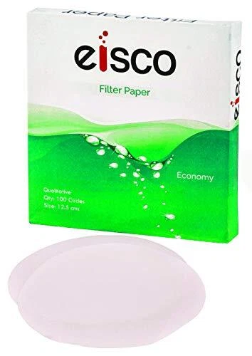 Qualitative Filter Paper, 12.5cm Diameter, Pack of 100