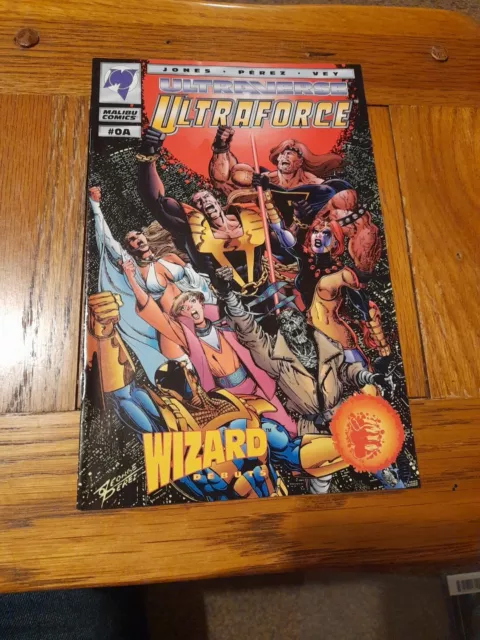 UltraForce Ashcan #0A Mini-Comic Wizard Debuts Ultraverse (1994) Malibu Comics