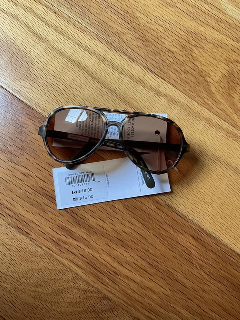 Janie And Jack Girl's Tortoise Sunglasses 0 to 2 Years Brown Aviator