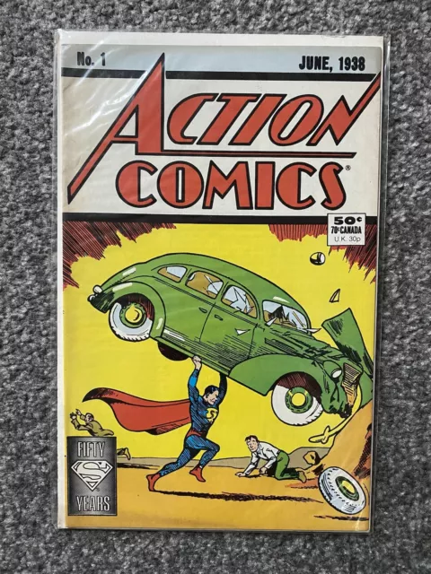 Action Comics No 1 Superman 1988 Reprint