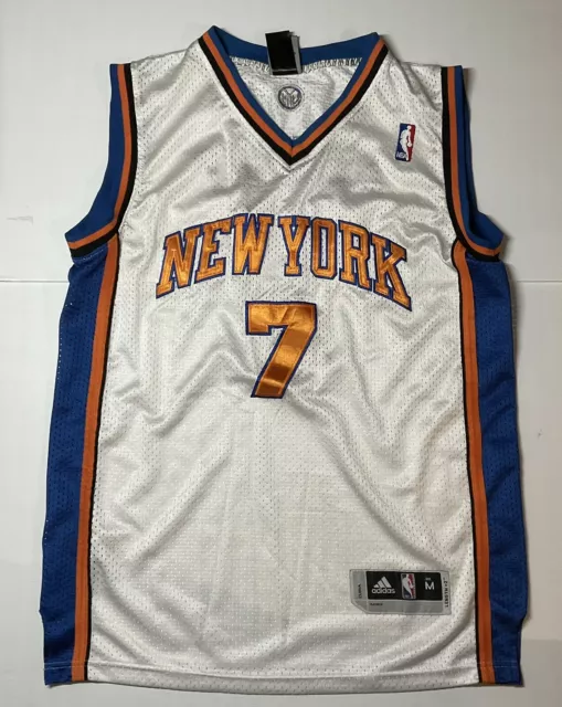 New York Knicks Carmelo Anthony adidas White 2014-15 Christmas Day