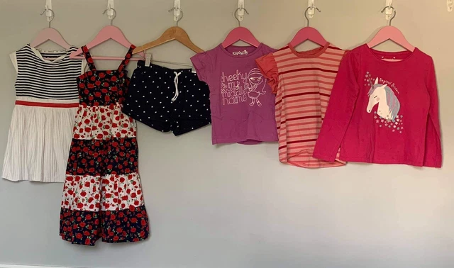 Girls Bundle Of Clothes Age 5-6 Years H&M Junior J