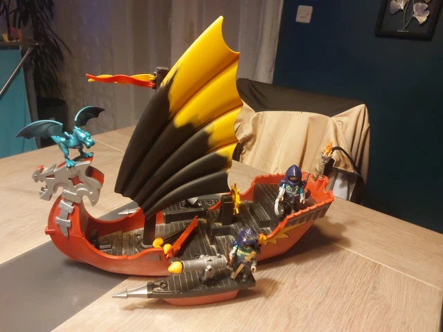 Bateau Drakkar Vaisseau D'Attaque Du Dragon + Accessoires Bateau Drakkar Vaisseau D'Attaque Du Dragon + Accessoires