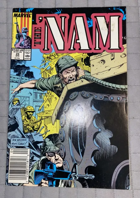 The 'Nam Volume 1 No. 29 1989 Marvel Comic Newsstand Edition