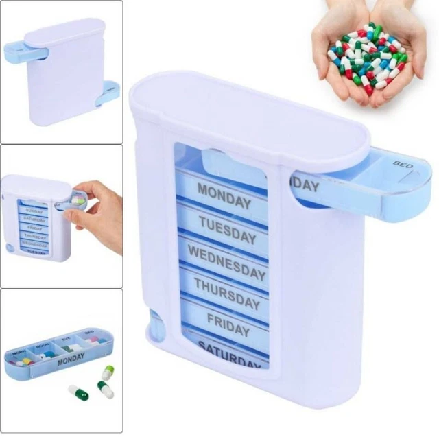 Organizzatore stoccaggio medicina donatore supporto tablet casi pillole dose
