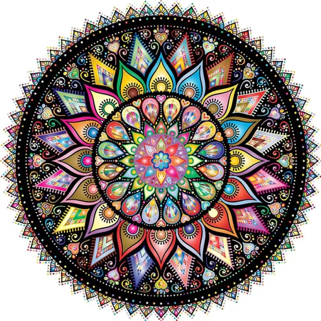 5D DIY Diamond Painting Set Diamant Malerei  Mandala 40x40 cm 5D new Blumen DE