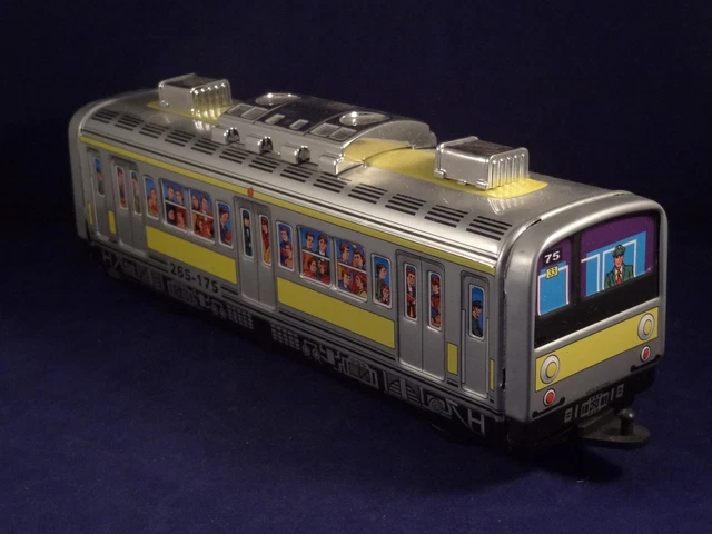 Ancien Train Mécanique En Tôle Lithographiée – GEM 1940/50 – Dans Sa Boîte
