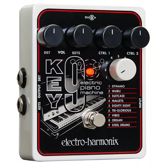 Electro-Harmonix EHX KEY9 Máquina de piano eléctrico B9 C9 pedal de guitarra teclado