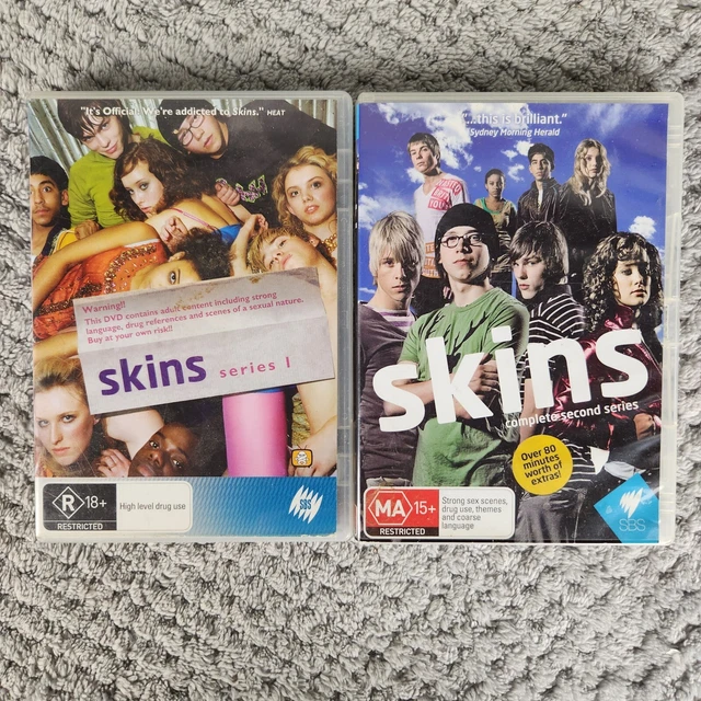 SKINS SEASON 1 + 2 DVD TV Series Teen Drama Kaya Scodelario