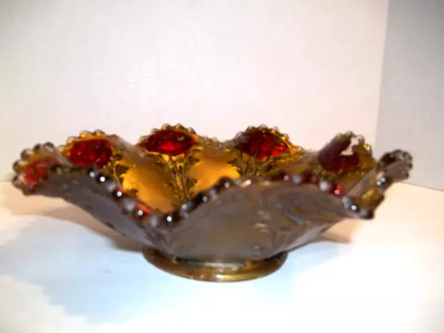 https://www.picclickimg.com/Iz8AAOSw6uJjgNAk/Vintage-Indiana-GOOFUS-GLASS-Gold-Red-Intaglio-Rose.webp