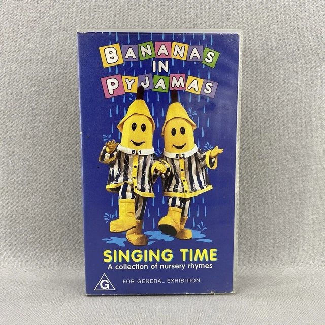 BANANAS IN PYJAMAS Singing Time VHS Video Tape 2003 Childrens TV Show
