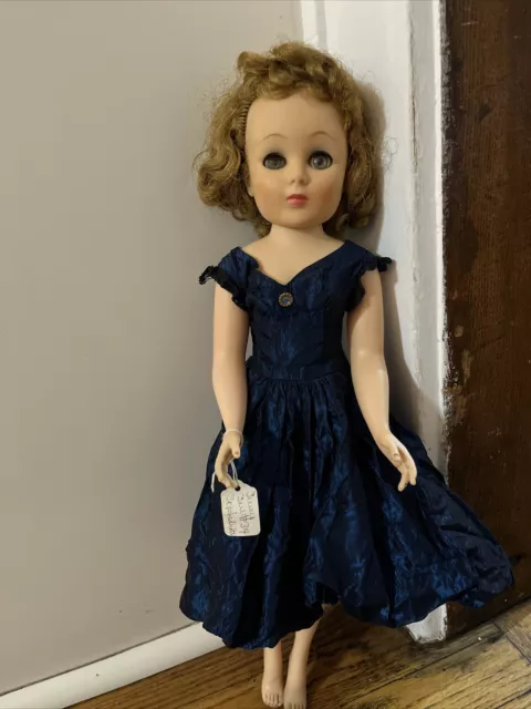 Sweet Sue Sophisticate Toni Ink-Blue Taffeta Dress,1958,American Character E1