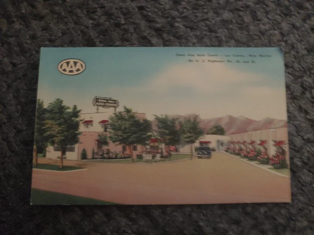 Vintage Postcard Dona Ana Auto Court NEW MEXICO 3.5"x 5.5" MWM Litho Bursheen