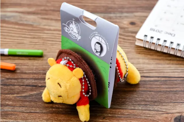 Disney winne the pooh winnie bear Keychain keyring Plush Toy