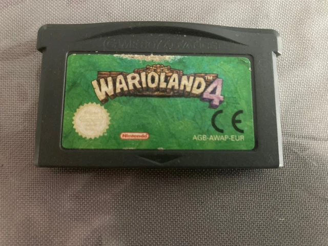 Notice De Jeu Game Boy Advance - Wario Land 4 - Version Française - Etat Correct
