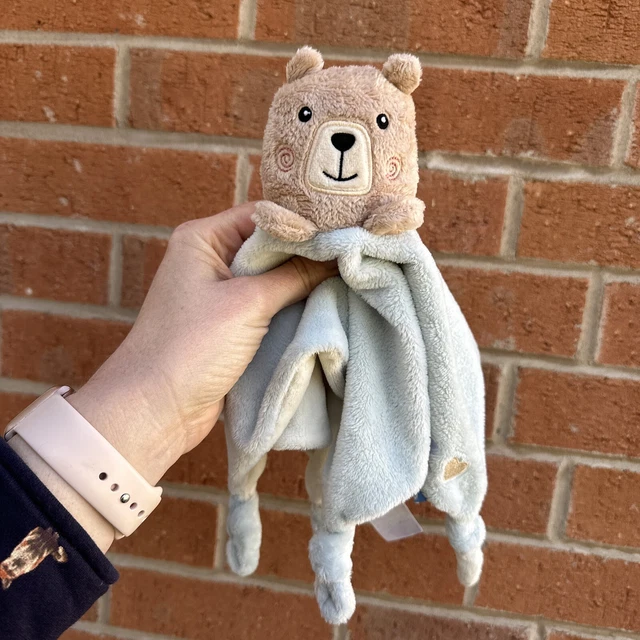 THE GRO COMPANY Bennie The Bear Gro Baby comforter Blue blankie blanket ...