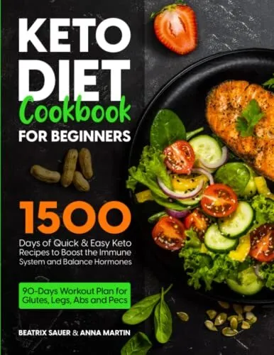 Keto Diet Cookbook for Beginners: 1500 Days of Quick & Easy Keto