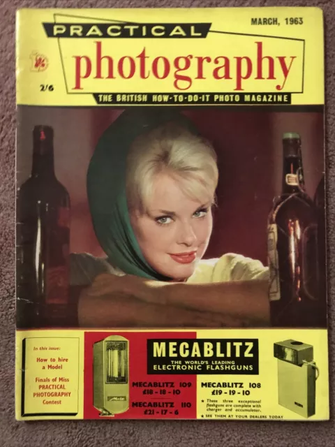 Practical Photography Magazine-March  1963 -VGC