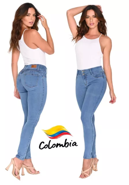 COLOMBIANAS PANTALON SEXY Butt Lifter Pants Levanta Cola Black Push Up  Elegant £60.72 - PicClick UK
