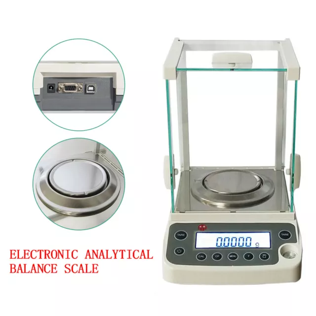 LAB ELECTRONIC ANALYTICAL Balance Digital Precision Scale 120x0.0001g ...