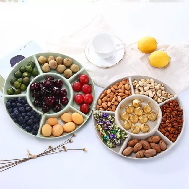 Vassoio per conservazione alimenti piatto per dessert frutta secca piatto per snack festa vassoio per porzione piatto per cibo;