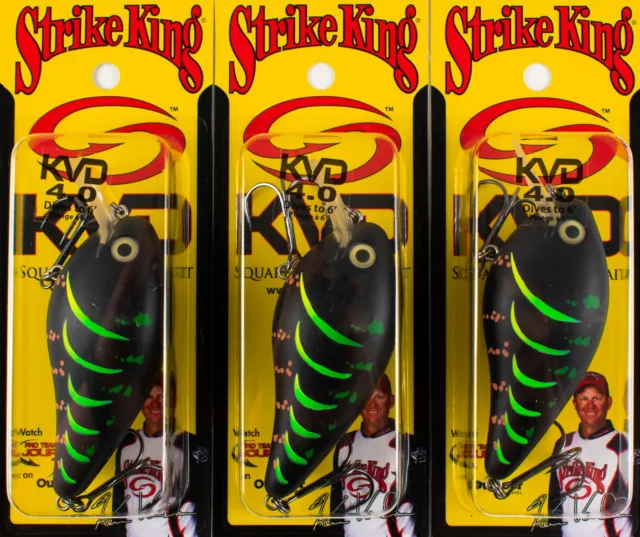 STRIKE KING KVD 1.5 Square Bill Silent Crankbait Lure - Select Color(s)  $6.29 - PicClick
