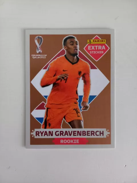 Panini Qatar 2022 Extra Sticker Bronze - Ryan Gravenberch - Brazil Version