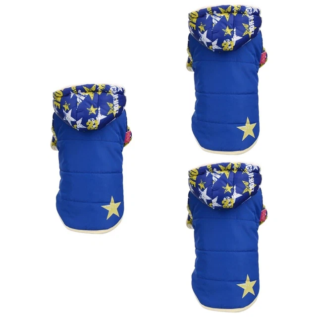 3 Count Haustier-Schneeanzug-Kleidung Hundejacke Mit Sternendruck