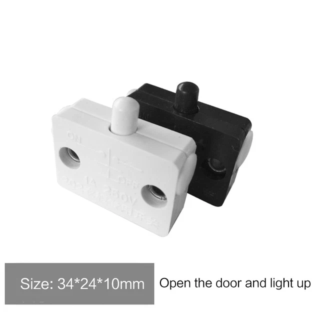 1PCS WARDROBE DOOR Touch Light Switch Automatic Reset Switch